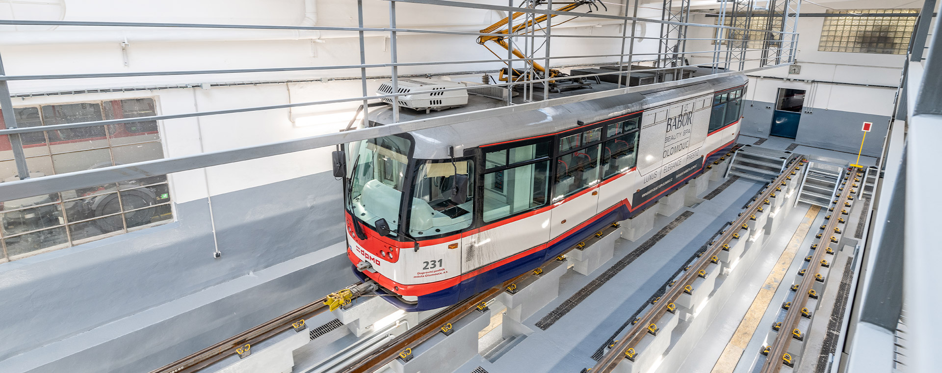 Reference: Olomoucké tramvaje parkují díky Mapei v novém depu