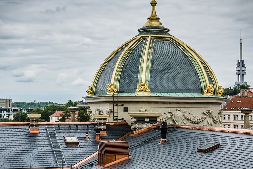 Střecha národního muzea