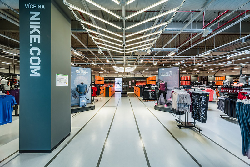 Prostory Nike Outlet Tuchomerice